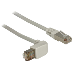 Delock 83524 RJ45 síťové kabely, propojovací kabely CAT 6 S/FTP 0.50 m šedá  1 ks