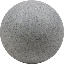 Heitronic 35956 Mundan zahradní osvětlení koule LED, úsporná žárovka E27 9 W granit šedá (matná)