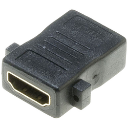 Lyndahl LKPA008 HDMI adaptér [1x HDMI zásuvka - 1x HDMI zásuvka] černá pozlacené kontakty