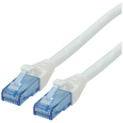 Roline 21.15.2987 RJ45 síťové kabely, propojovací kabely CAT 6A U/UTP 0.30 m bílá  1 ks