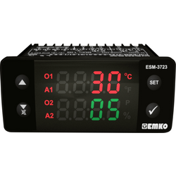 Emko ESM-3723.2.2.5.0.1/01.01/1.0.0.0 2bodový a PID regulátor termostat PTC 0 do 100 °C relé 5 A (d x š x v) 65 x 76 x 35 mm