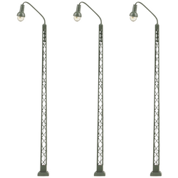 Faller N  lampa na příhradovém stožáru jednoduché hotový model 272129 3 ks