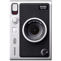 Fujifilm Instax Mini EVO EX D USB-C instantní fotoaparát černá Bluetooth, integrovaný akumulátor, s vestavěným bleskem