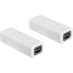 Delock 65450 DisplayPort adaptér [1x mini DisplaPort zásuvka - 1x mini DisplaPort zásuvka] bílá