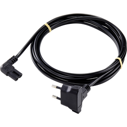 Basetech XR-1638068 napájecí síťový kabel  černá 3.00 m
