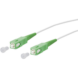 Metz Connect 151P7EAEA30E optické vlákno optické vlákno kabel [1x SC APC zástrčka  - 1x SC APC zástrčka ] 9/125 µ Singlemode OS2 3.00 m