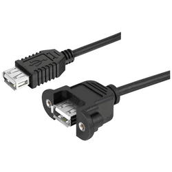 Lyndahl USB kabel USB 2.0 USB-A zásuvka 0.2 m černá LKPK013