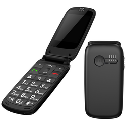 Roxx MP 400 telefon pro seniory - véčko tlačítko SOS černá