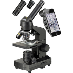 National Geographic 40x-1280x Mikroskop inkl. Smartphone Halterung mikroskop s procházejícím světlem monokulární 1280 x dopadající světlo, procházející světlo