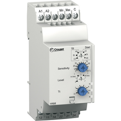 Crouzet monitorovací relé 24 V/DC, 24 V/AC, 240 V/DC, 240 V/AC 2 přepínací kontakty 1 ks HNM kontrola naplnění, přívodní čerpání a odčerpávání