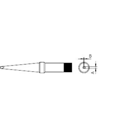 Weller 4PTM8-1 pájecí hrot prodloužený Velikost hrotů 3.2 mm  Obsahuje 1 ks