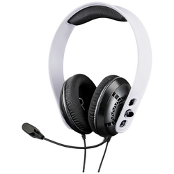 Raptor Gaming H200 Gaming Sluchátka Over Ear kabelová stereo bílá  regulace hlasitosti, Vypnutí zvuku mikrofonu