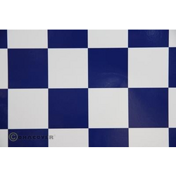 Oracover 491-010-052-010 nažehlovací fólie Fun 5 (d x š) 10 m x 60 cm bílá, tmavě modrá