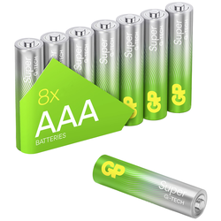 GP Batteries GPPCA24AS551 mikrotužková baterie AAA alkalicko-manganová 1.5 V 8 ks