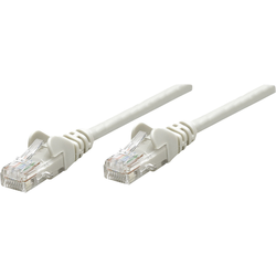 Intellinet 336758 RJ45 síťové kabely, propojovací kabely CAT 6 U/UTP 7.50 m šedá  1 ks