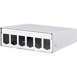 Metz Connect 130861-0602-E 6 portů síťový patch panel nevybavený specifikací 1 U