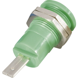 Schnepp BU 4600 gr bezpečnostní laboratorní zásuvka zásuvka, vestavná vertikální Ø pin: 4 mm zelená 1 ks