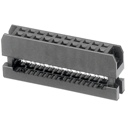 W & P Products 343-10-60-1 konektor pro ploché kabely Rastr (rozteč): 2 mm Počet pólů: 10 Počet řádků: 2 1 ks