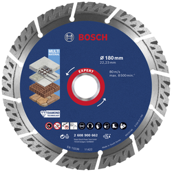 Bosch Accessories 2608900662 EXPERT MultiMaterial diamantový řezný kotouč Průměr 180 mm Ø otvoru 22.23 mm kámen, beton, cihla 1 ks