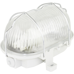 REV Ovalleuchte Kunstst.LED 5W gr osvětlení do vlhkých prostor  LED E27 5 W teplá bílá bílá, stříbrná