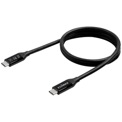 EDIMAX USB kabel USB 4.0, Thunderbolt™ 3 USB-C ® zástrčka 1 m černá  UC4-010TB V2