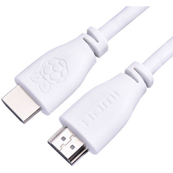 Raspberry Pi® CPRP020-W HDMI kabel Raspberry Pi [1x HDMI zástrčka - 1x HDMI zástrčka] 2.00 m bílá