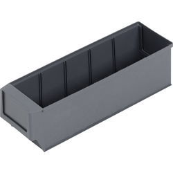 Alutec 66027 otevřený skladovací box   (d x š x v) 300 x 91 x 81 mm tmavě šedá  1 ks