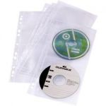 Obaly na CD/DVD pro kroužkovouvazbu sada 5 ks Durable