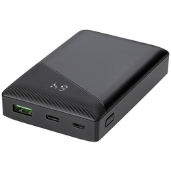 Deltaco - a nordic brand PB-C1000 powerbanka 10000 mAh  Li-Pol USB-A, USB-C® černá