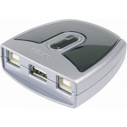 ATEN US221A-AT 2 porty USB 2.0 přepínač stříbrná