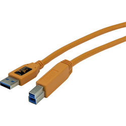 Tether Tools USB kabel  USB Micro-B 3.0 zástrčka , USB-B zásuvka 4.60 m oranžová  CU5460ORG