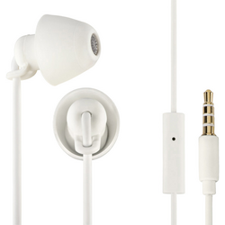 Thomson EAR3008W Piccolino  špuntová sluchátka kabelová  bílá Potlačení hluku headset, regulace hlasitosti