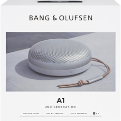 B & O PLAY by Bang & Olufsen Beosound A1, 2.Gen. Bluetooth® reproduktor hlasitý odposlech, outdoor, odolná vůči stříkající vodě, prachotěsný šedá