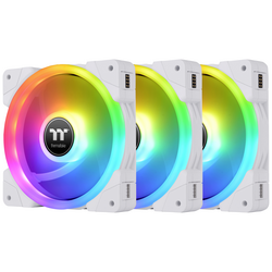 Thermaltake CL-F162-PL14SW-A PC větrák s krytem bílá, transparentní, RGB (š x v x h) 140 x 140 x 25 mm vč. ovládání RGB osvětlení