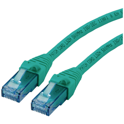 Roline 21.15.2984 RJ45 síťové kabely, propojovací kabely CAT 6A U/UTP 0.30 m zelená  1 ks