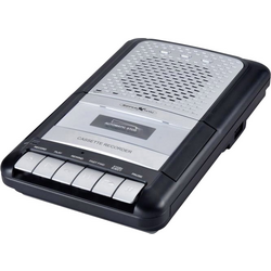 Reflexion CCR8012 rádio s kazetovým přehrávačem FM AUX, kazeta, USB  funkce nahrávání, včetně mikrofonu černá, šedá