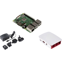 Raspberry Pi® Raspberry Pi® 3 B 1 GB 4 x 1.2 GHz vč. chladicího tělesa, vč. pouzdra, vč. Noobs OS, vč. HDMI™ kabelu, vč. napájecího zdroje