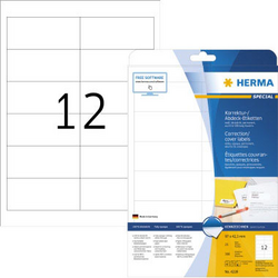 Herma 4228 etikety (A4) 97 x 42.3 mm papír, matný bílá 300 ks permanentní korekční etikety