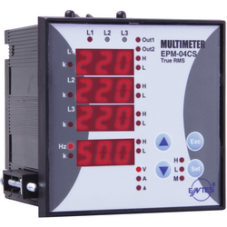 ENTES EPM-04CS-96 digitální panelový měřič Programovatelný 3fázový montážní AC multimetr EPM-04CS-96 Napětí, proud, frekvence, provozní čas, celkový čas