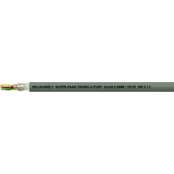 Helukabel 19132-1000 kabel pro energetické řetězy S-PAAR-TRONIC-C-PUR 10 x 0.75 mm² šedá 1000 m
