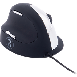 R-GO Tools HE Break (RGOBRHEMLL) ergonomická myš USB  černá/stříbrná 5 tlačítko 500 dpi, 1500 dpi, 2000 dpi, 3500 dpi ergonomická