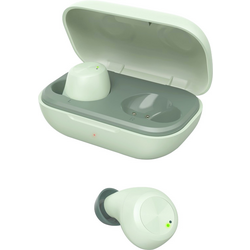 Hama Spirit Chop špuntová sluchátka Bluetooth® zelená headset, dotykové ovládání, odolná vůči vodě
