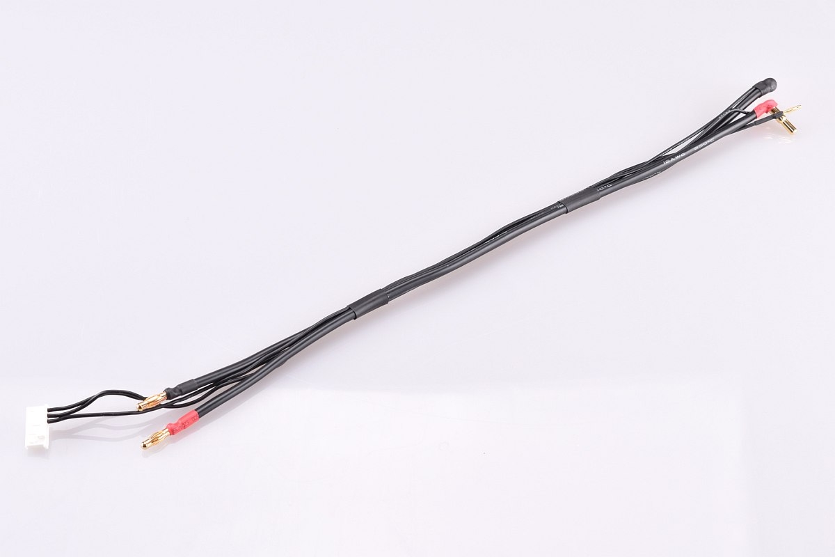 2S černý nabíjecí kabel - krátký - (4/5mm, 7-pin PQ) Vampire Racing