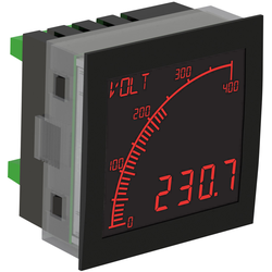 Trumeter APM-VOLT-ANO digitální panelový měřič APM MĚŘIČ NAPĚTÍ, negativní LCD displej s výstupy