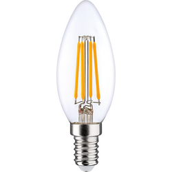 LightMe LM85336 LED Energetická třída (EEK2021) E (A - G) E14 svíčkový tvar 6.5 W = 60 W teplá bílá (Ø x d) 35 mm x 97 mm nestmívatelné, vlákno 1 ks