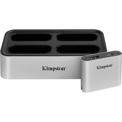 Kingston    externí čtečka paměťových karet / hub    USB-C® USB 3.2 (2. generace)  stříbrnočerná
