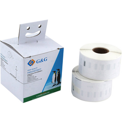 G&G etikety v roli kompatibilní náhradní DYMO 99012, S0722400 89 x 36 mm papír bílá 520 ks permanentní  přepravní štítky 14983