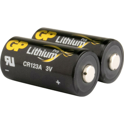 GP Batteries GPCR123A fotobaterie CR-123A lithiová 1400 mAh 3 V 2 ks