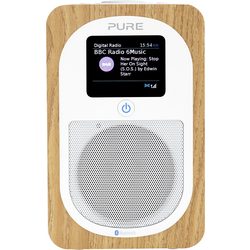 Pure Evoke H3 stolní rádio DAB+, FM AUX, Bluetooth  funkce alarmu dub