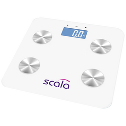 Scala SC 4280 váha s diagnostikou tělesných parametrů Max. váživost=180 kg bílá